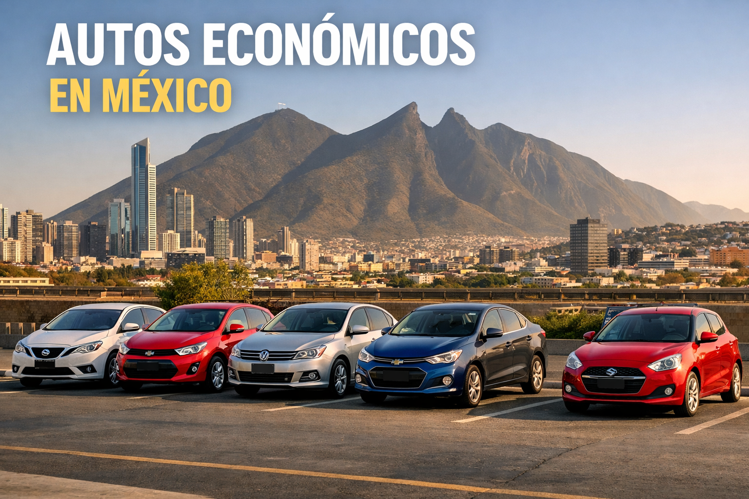 Top 6 autos más baratos en México 2026: Guía completa