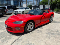 frente izquierdo del dodge viper 1994 color rojo