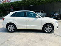 SUV Audi Q3 2013 vista lateral derecha en color blanco