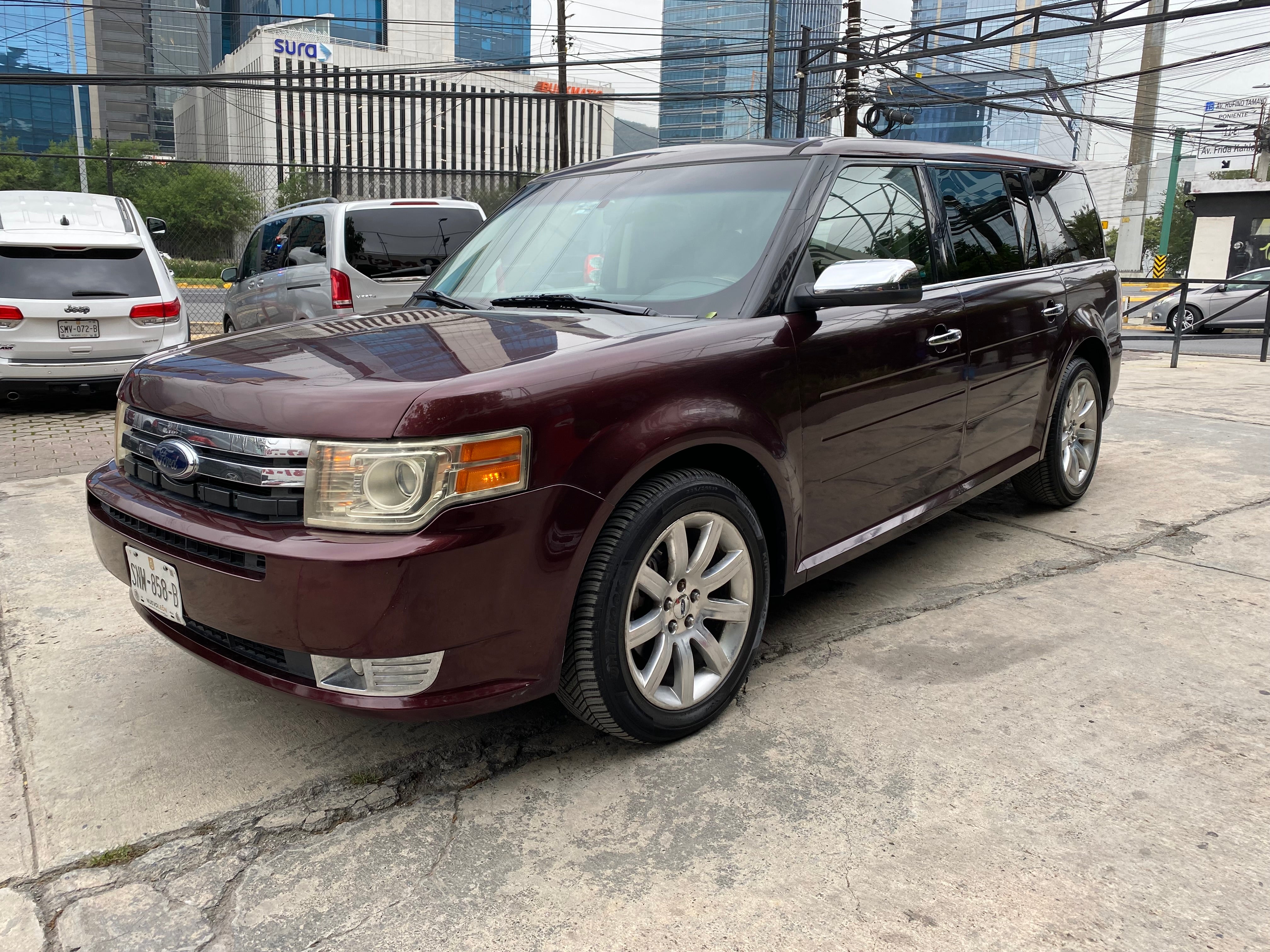 vista frente izq ford flex 2011 
