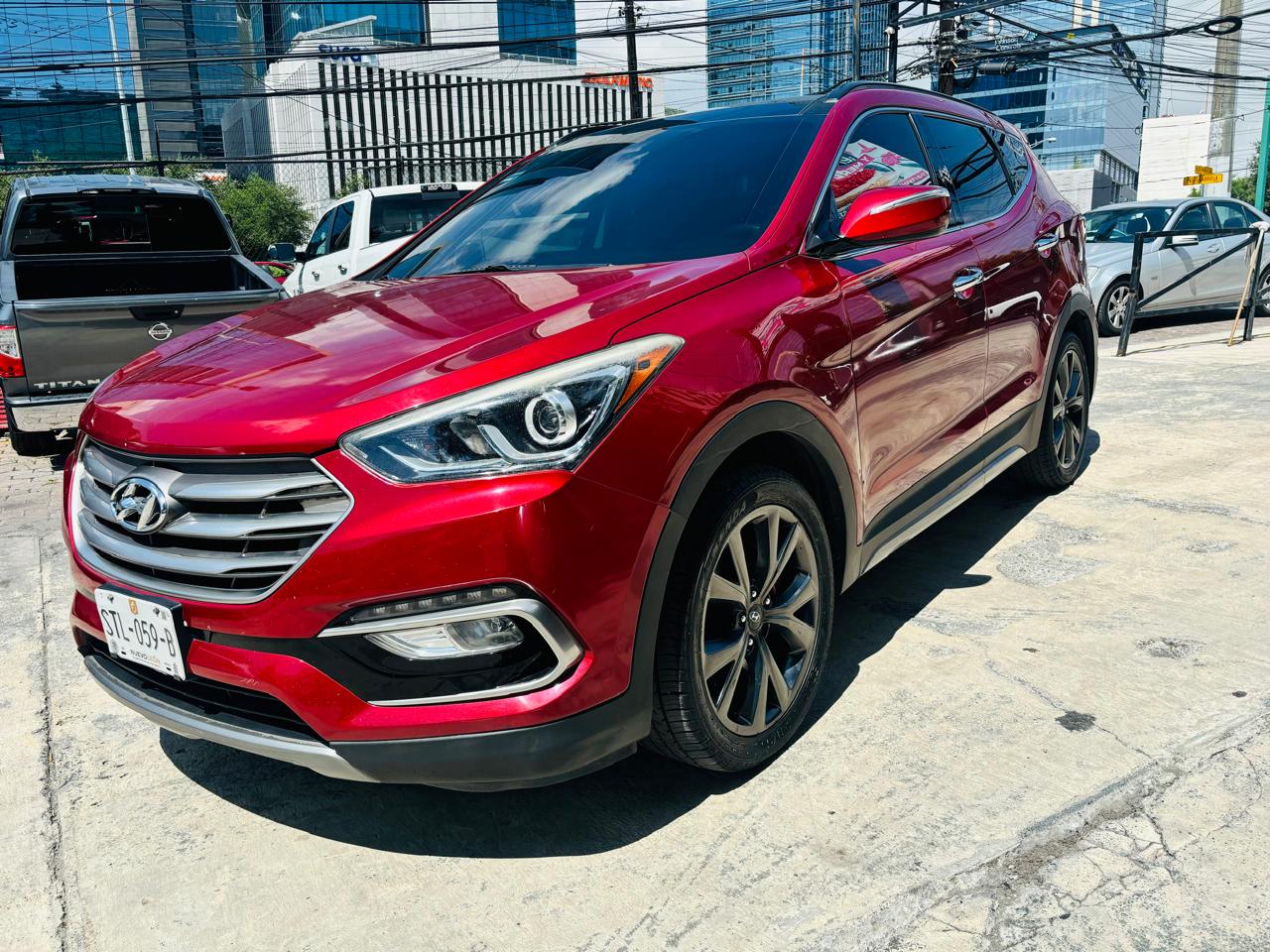vista costado santa fe hyundai santa fe 2017 